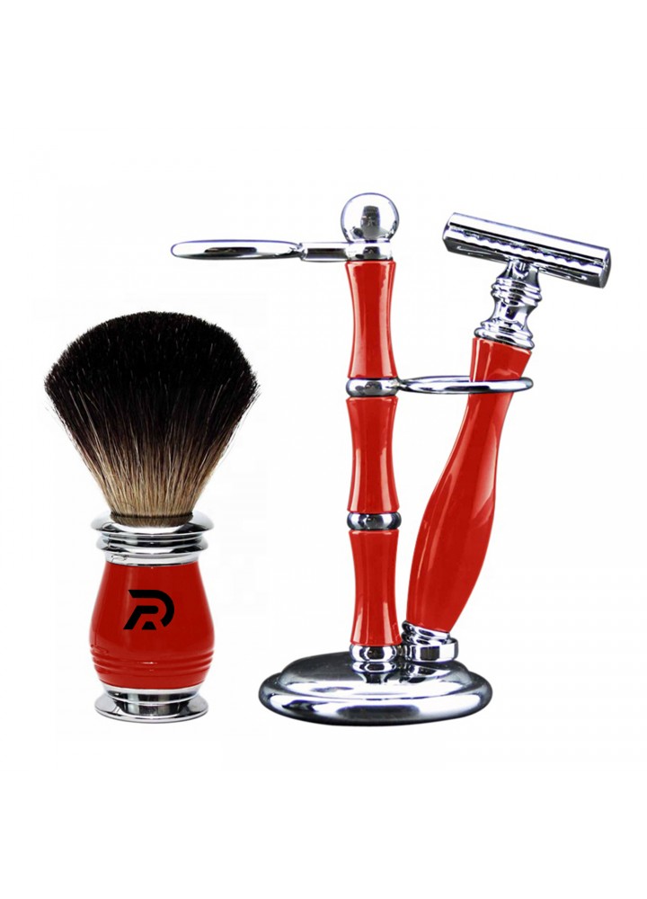 badger brush shaving kit